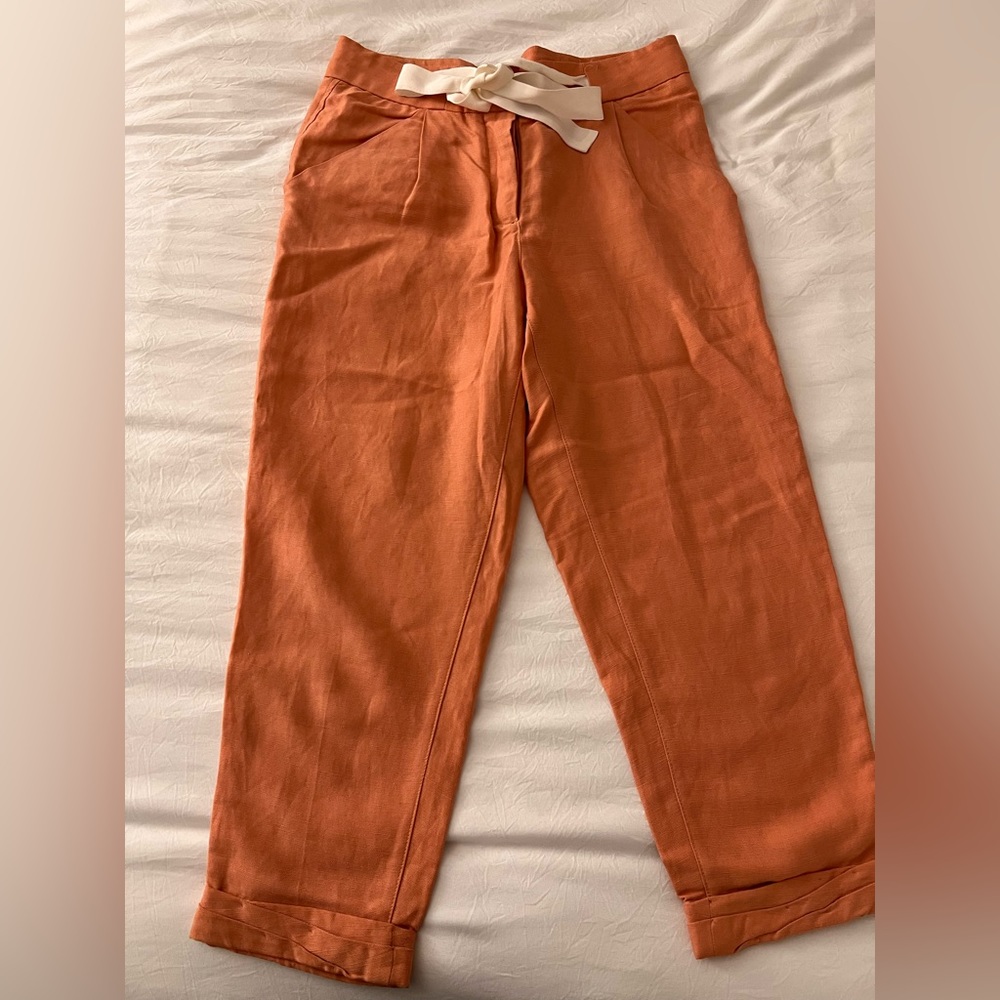 Aritzia salmon colored pants